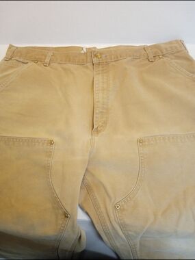 Vintage Men's Pants 40 × 30 Carhartt B01 Loose Fit Double Knee Work Canvas Pants